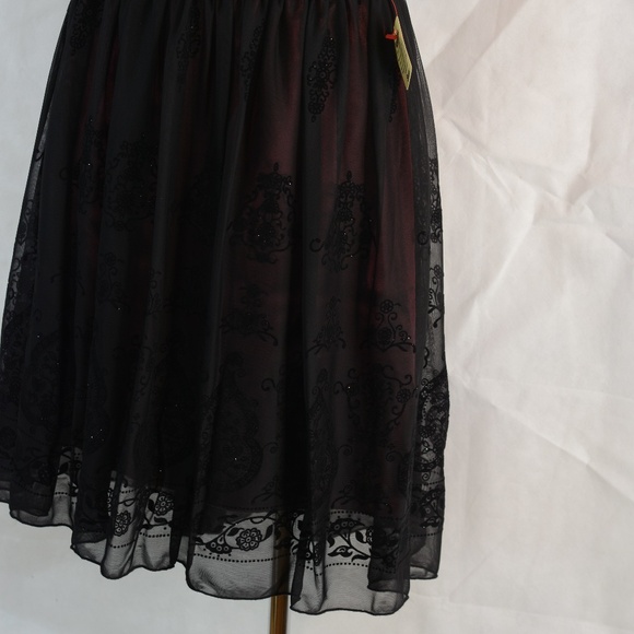 JESSICA Tule/Net/Layered Embossed Skirt SZ 12 NWT #B44 - Picture 6 of 10